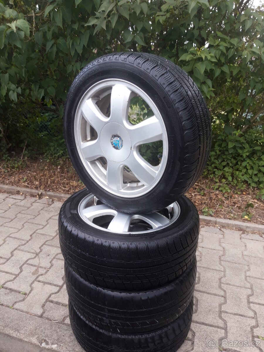 Prodám ALU kola 195/50 R15 5x100,ET 43.