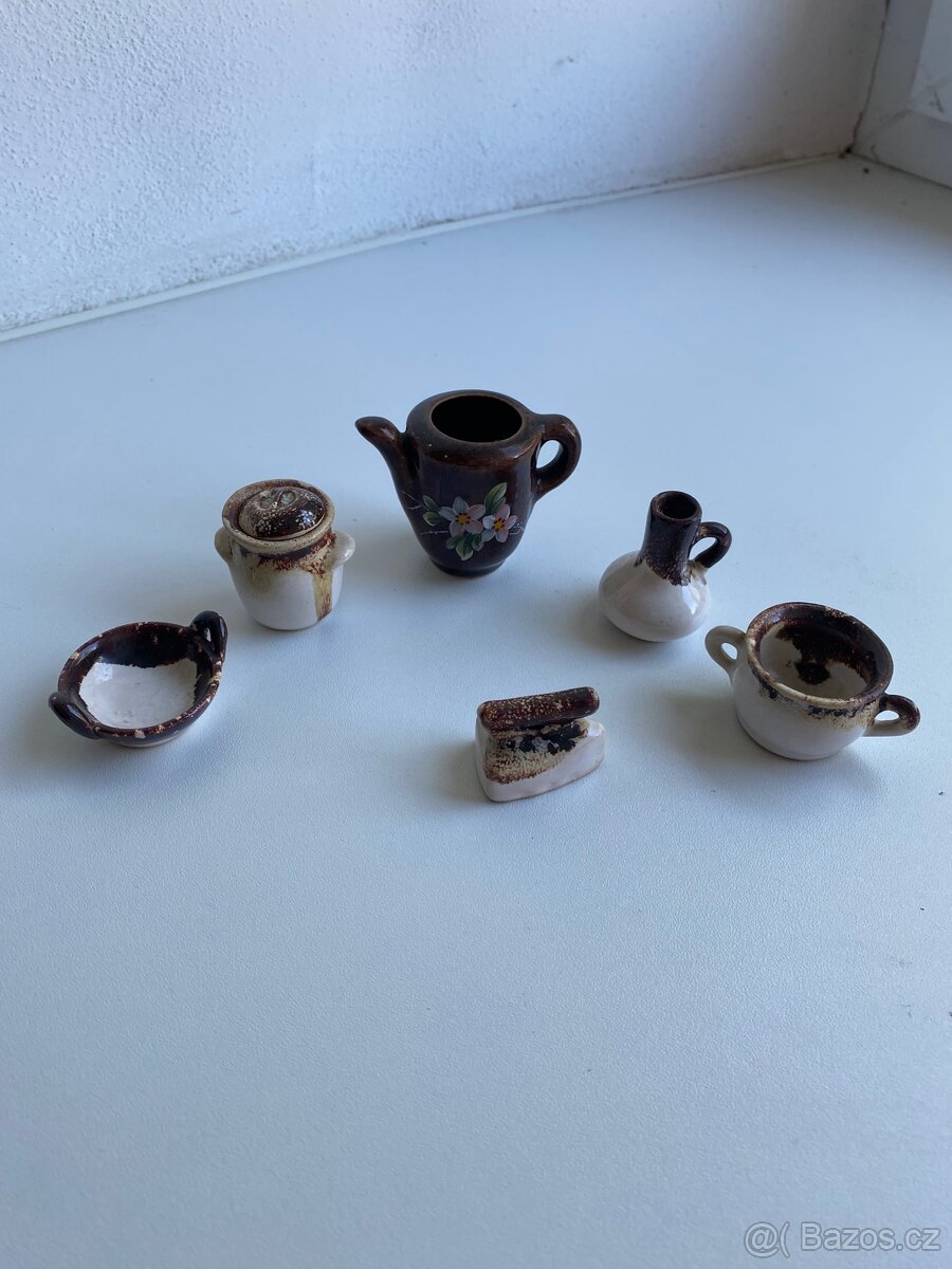Keramické miniatury – sada 6 ks