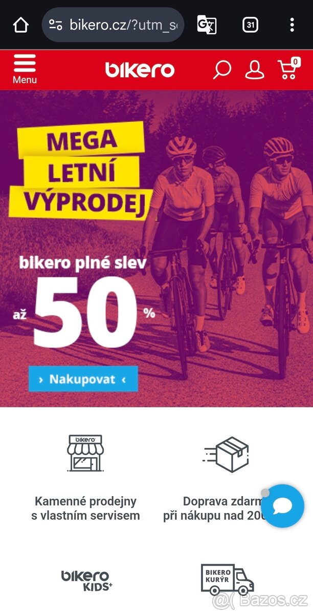 Bikero. Cz 1500 Kč poukaz se slevou