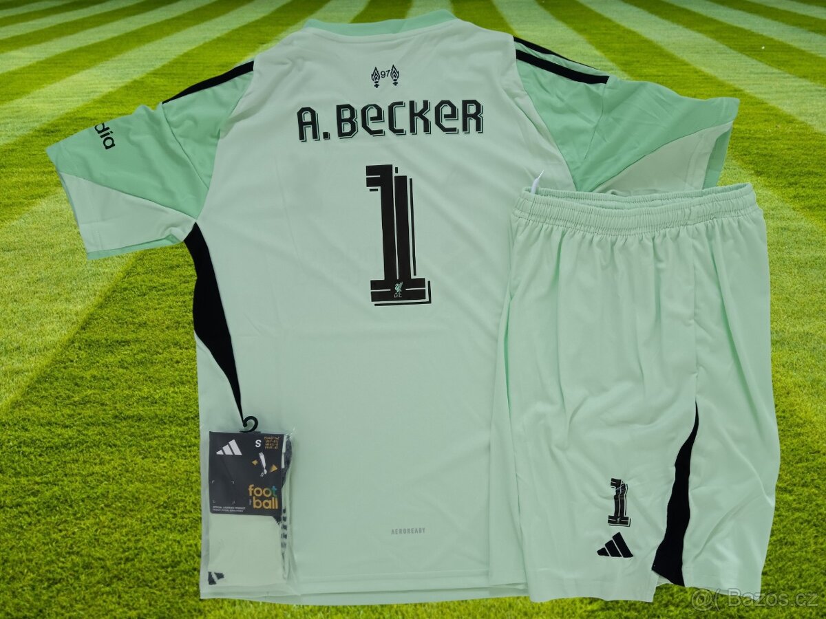 dětský brankářský dres Alisson Becker Liverpool FC 25/26