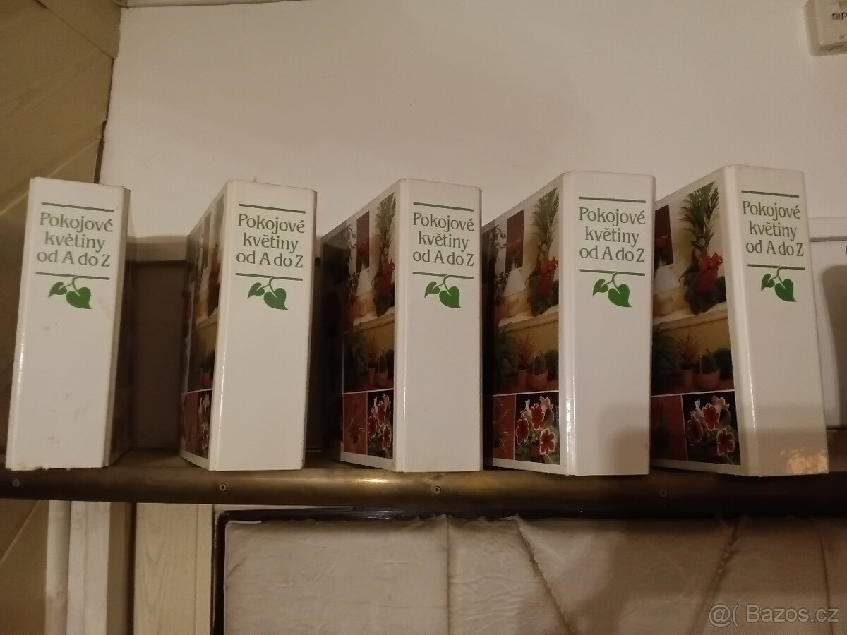 5 Set Pokojove kvetiny od A do Z rostliny Encyklopedie