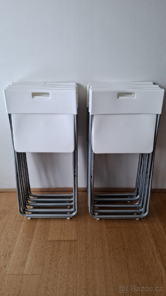 10x skládací židle IKEA GUNDE