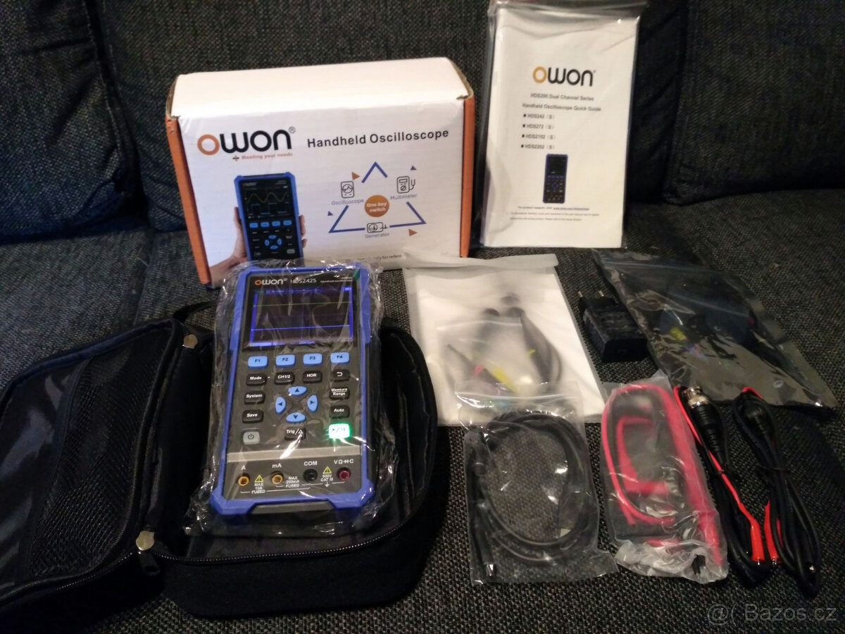 NOVÝ OSCILOSKOP MULTIMETR GENERÁTOR OWON HDS 242S