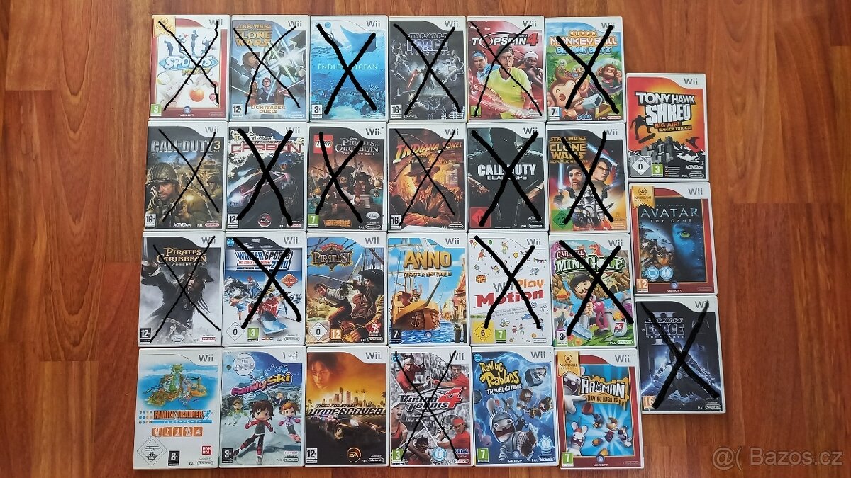 Prodám hry pro Nintendo Wii