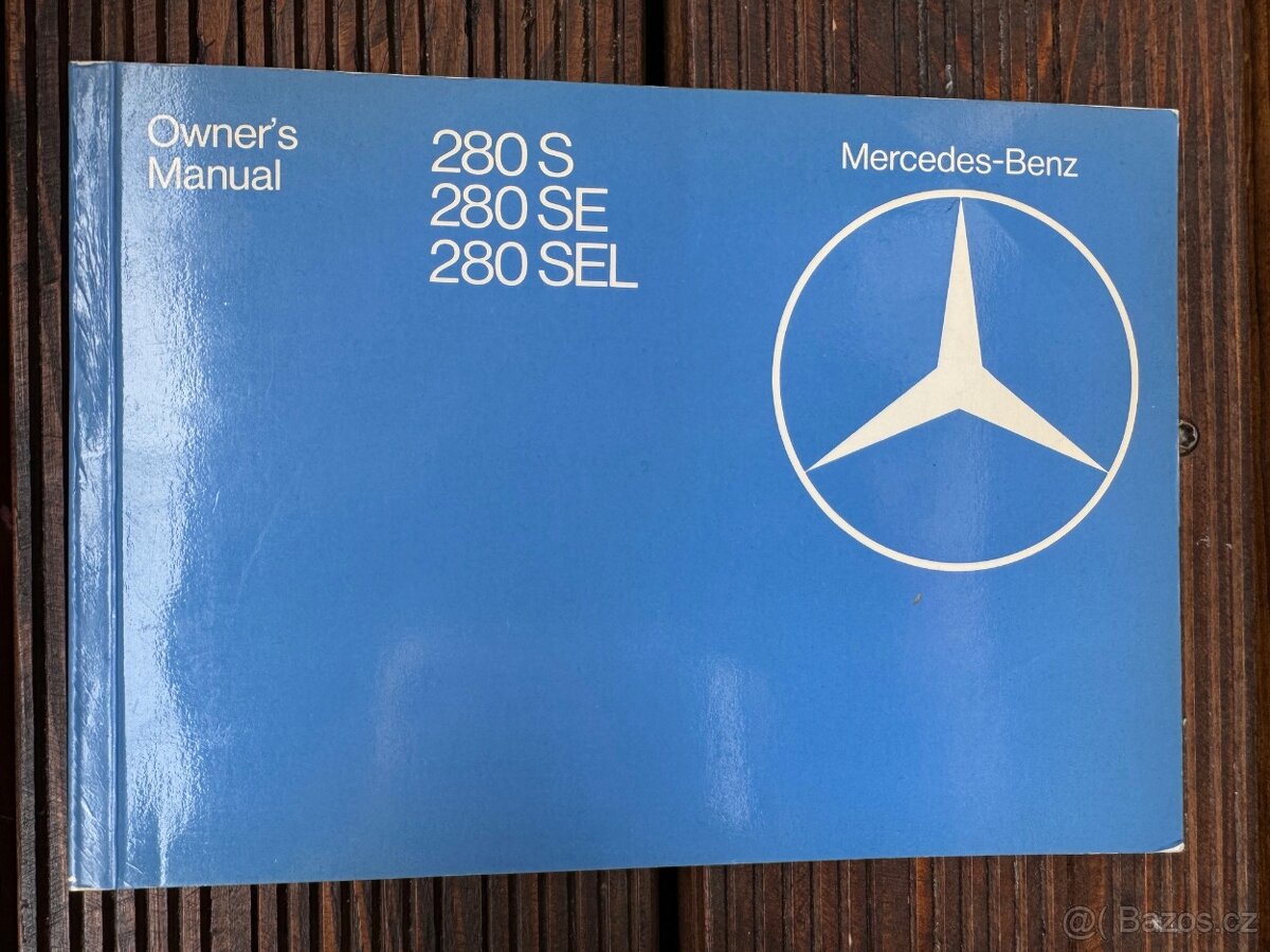 MERCEDES-BENZ W126 originální návod k obsluze