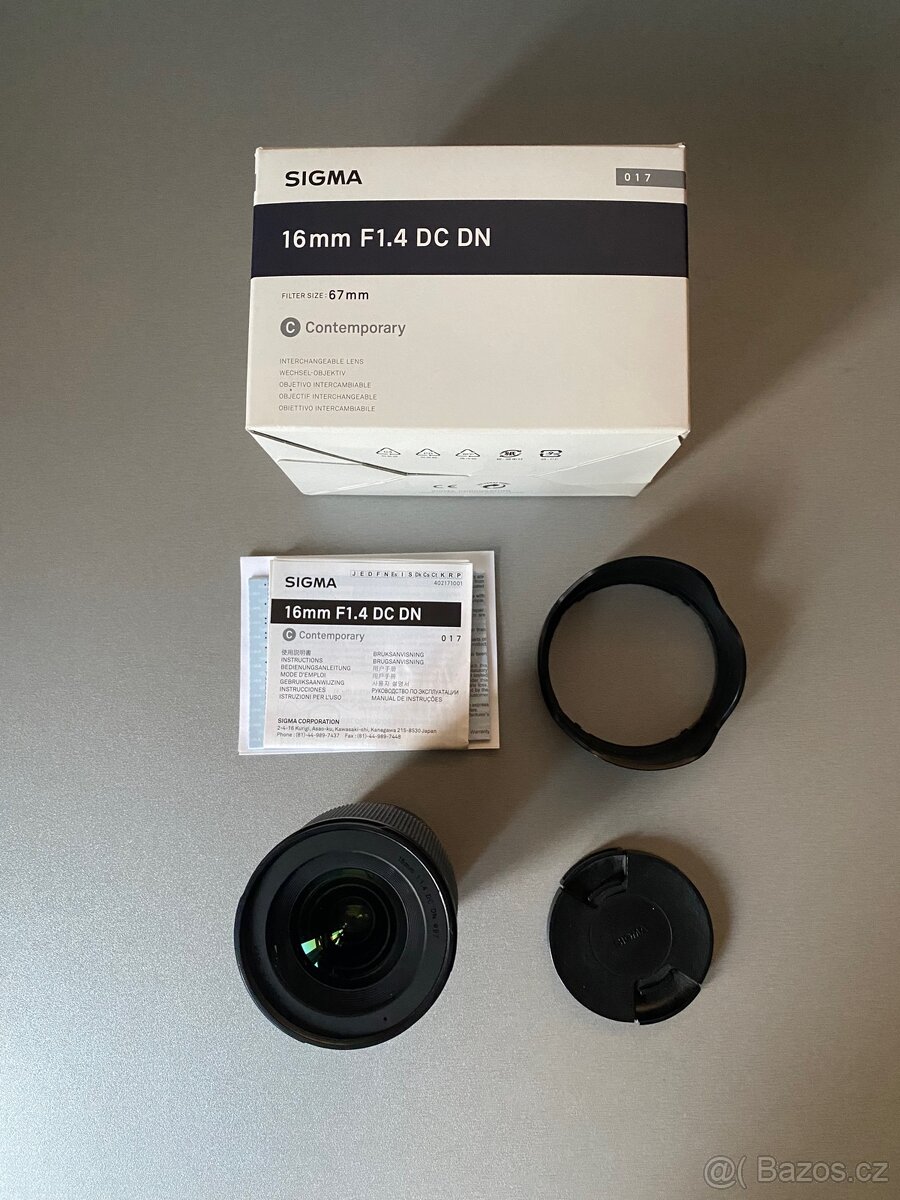 SIGMA 16mm F1.4 DC DN (Sony E)