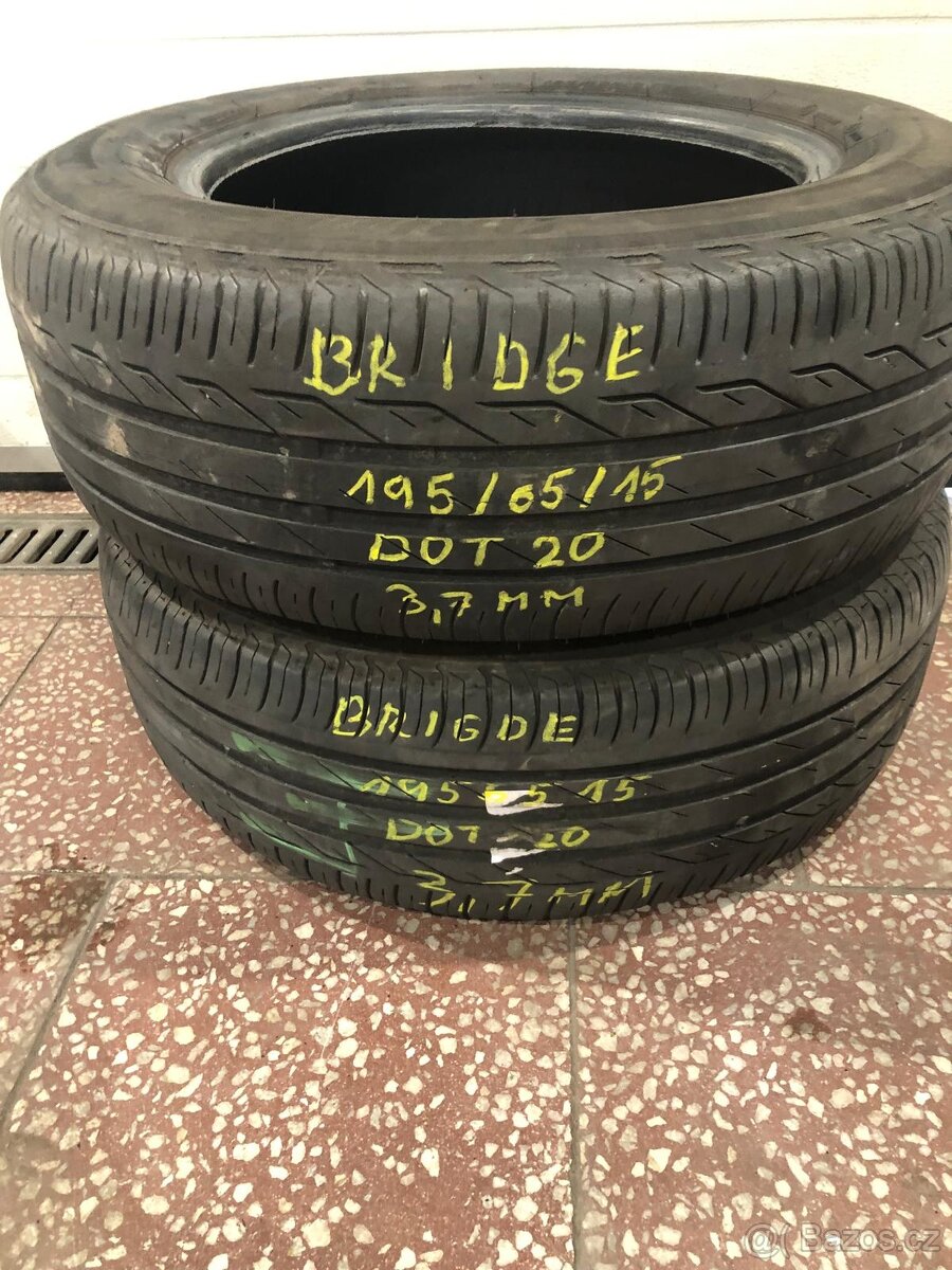 Letní pneumatiky 195/65/15 Bridgestone