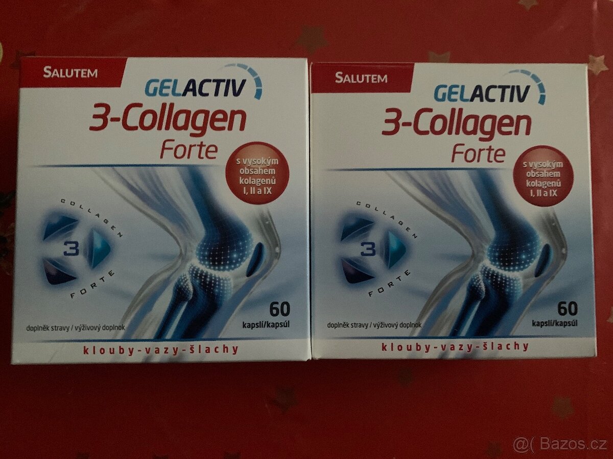 Gelactiv 3-Collagen Forte 60+60ks