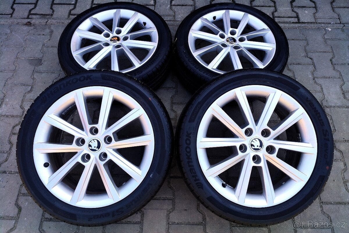 Alu kola originál Škoda Octavia III 5x112 R17 Teron