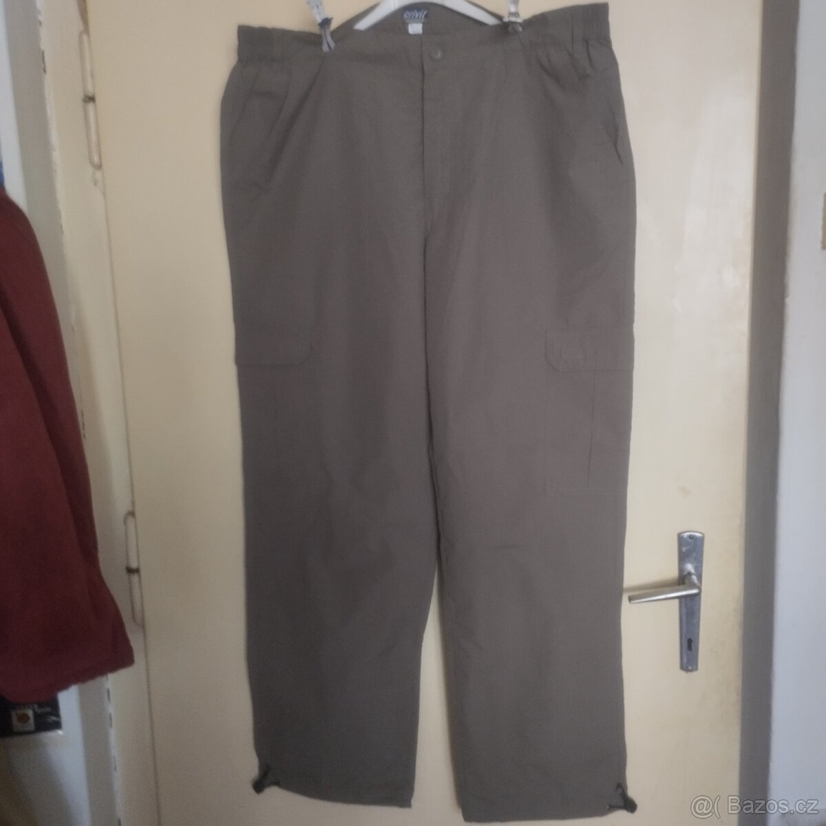 pánské plátěné kalhoty vel 56/58