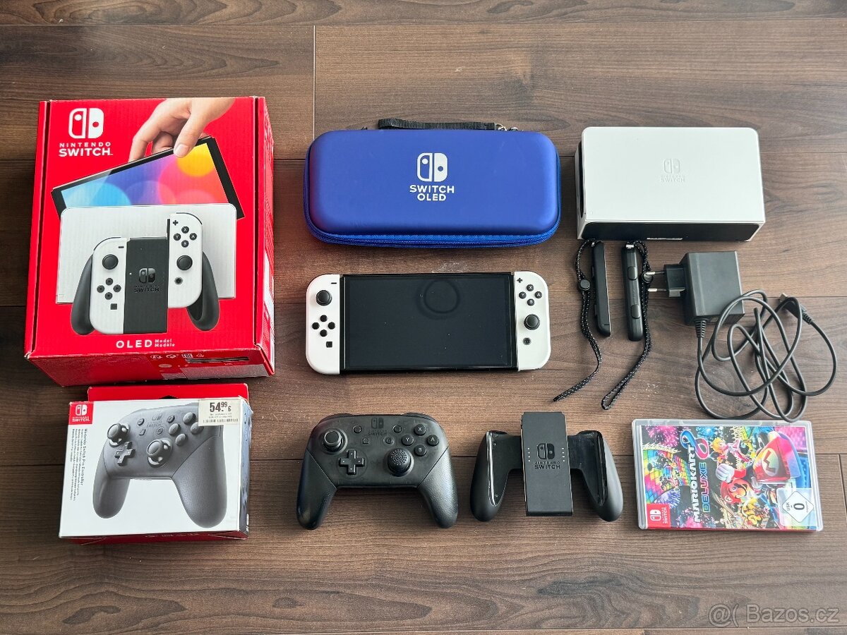 Prodám Nintendo Switch OLED + PRO Controller