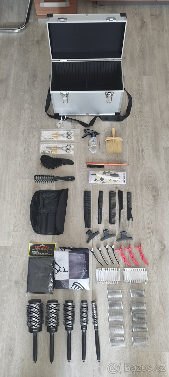 Kadeřnický kufr - učňovský set