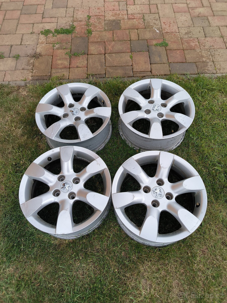 4 org. ALU kola PEUGEOT 16´, 4x108 3008,308,5008 PARTNER