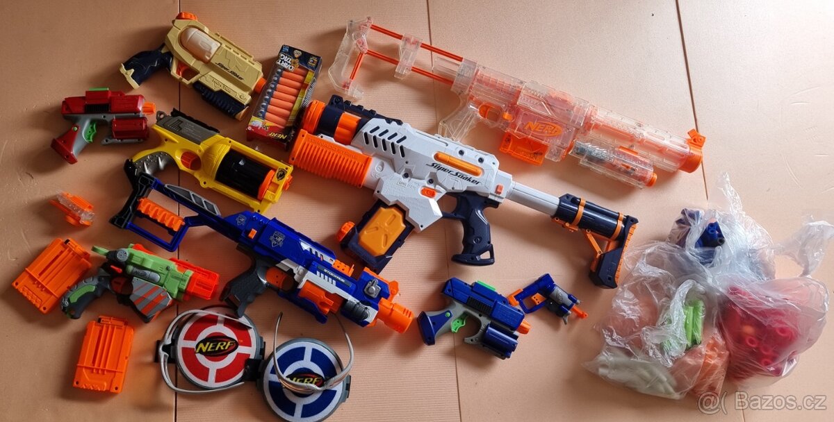 Pistole Nerf MIX s pěnovýmy náboji