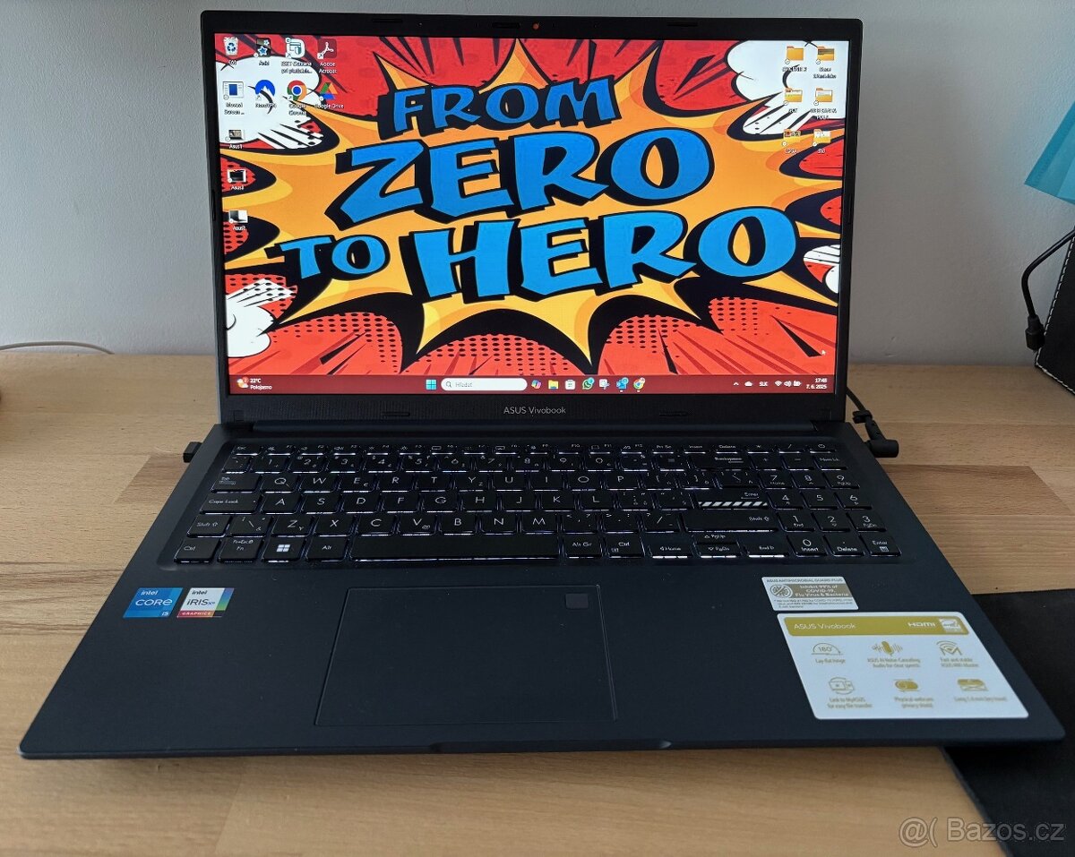 NOVÝ ASUS Vivobook 15 X1502VA-NJ878W Quiet Blue