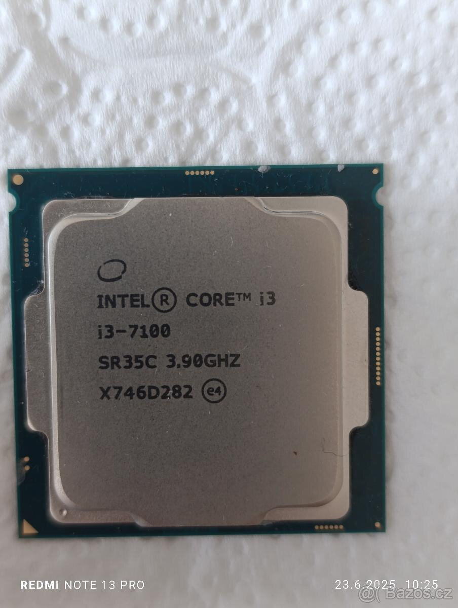 Intel Core I3-7100 (3.9ghz) - 4 vlákna, socket 1151