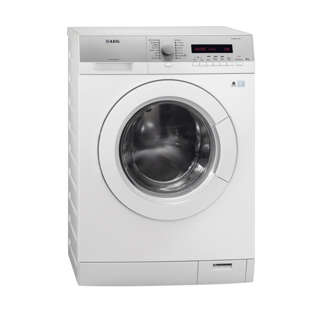 AEG A+++, 8kg, 1200ot. parní programy, váhový senzor,