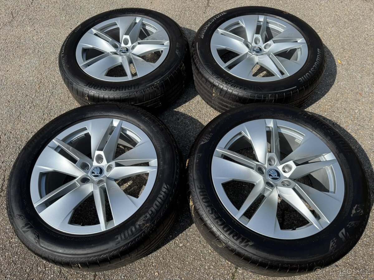 Alu 19" 5x112, orig. Škoda Proteus, pneu 80%, DPH