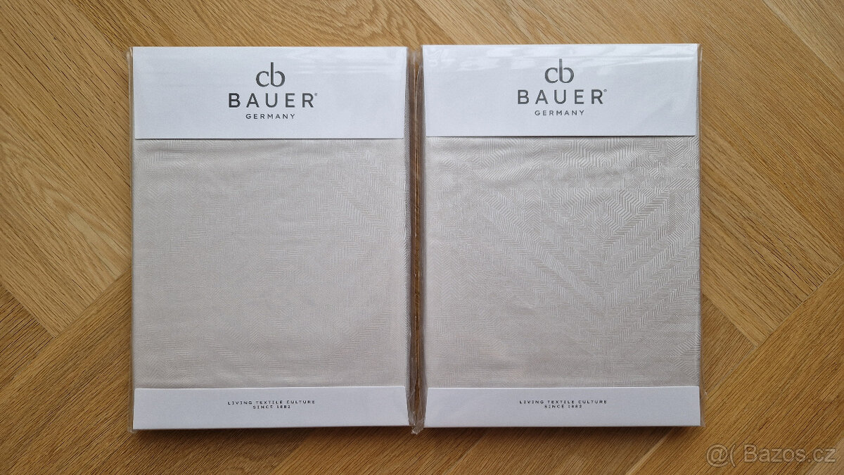 2x luxusní damaškové ložní prádlo Curt Bauer NOVÉ