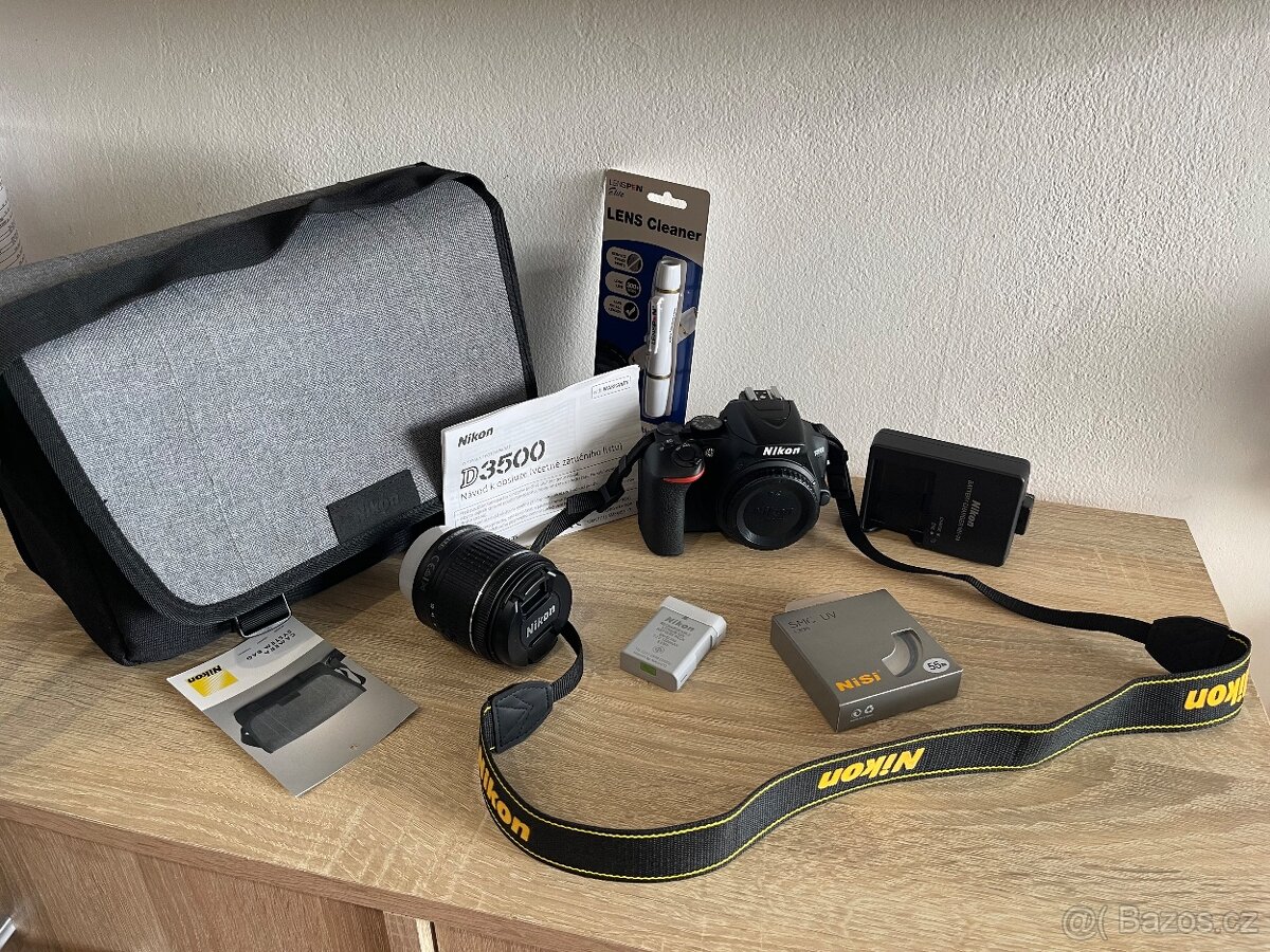 Nový Nikon D3500 černy 18-55mm VR