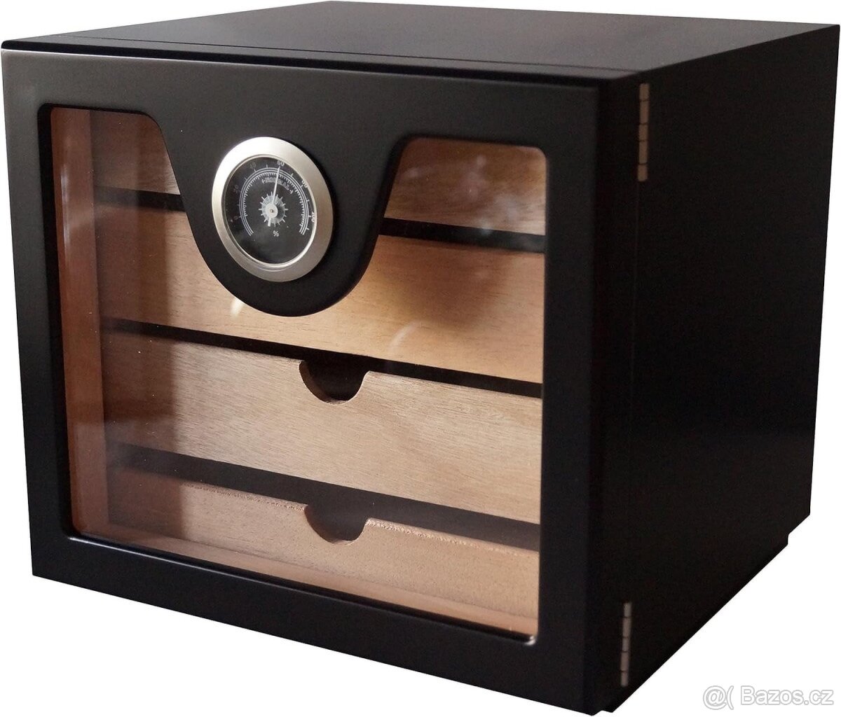 NOVÝ HUMIDOR na 60 doutníků cabinet černý
