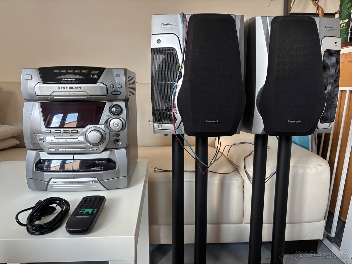 PRODÁM CD Stereo system PANASONIC SA-AK45