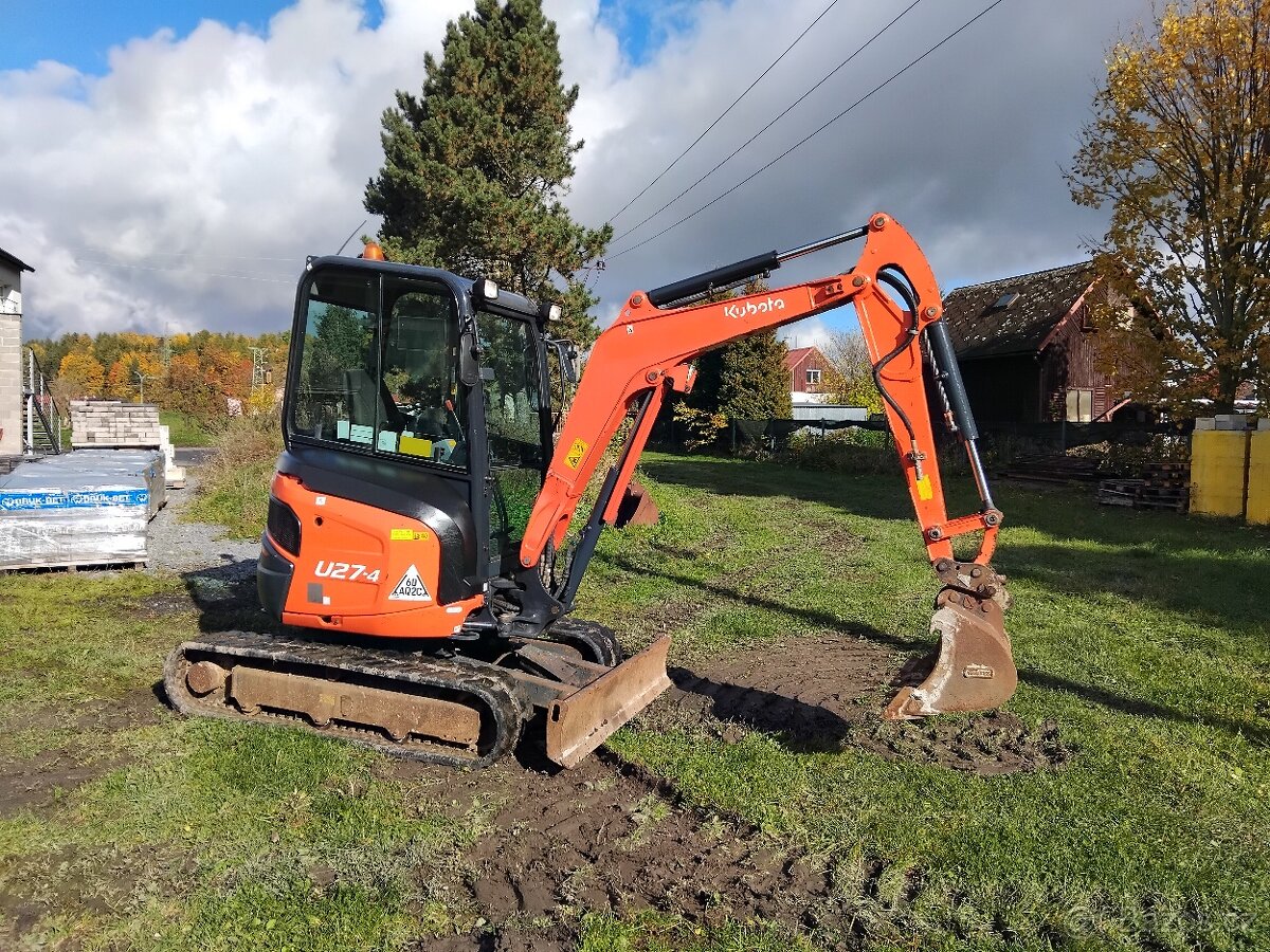 Minibagr Kubota U27-4