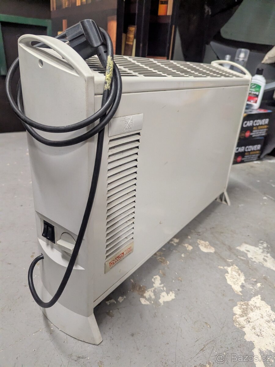 Elektrický přímotop s ventilátorem