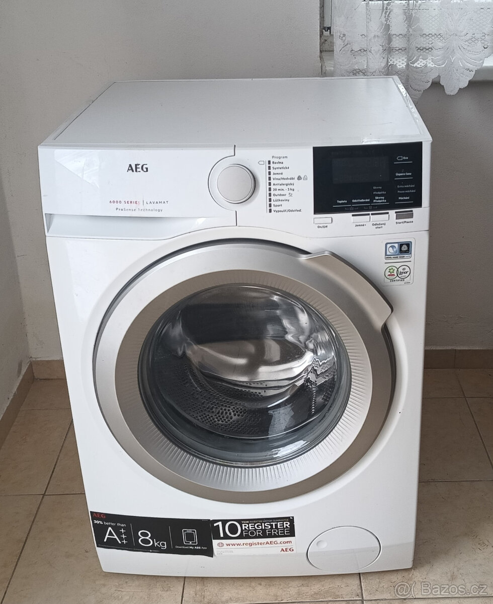 INVERTOROVÁ PRAČKA AEG - 8kg - 1600ot./min