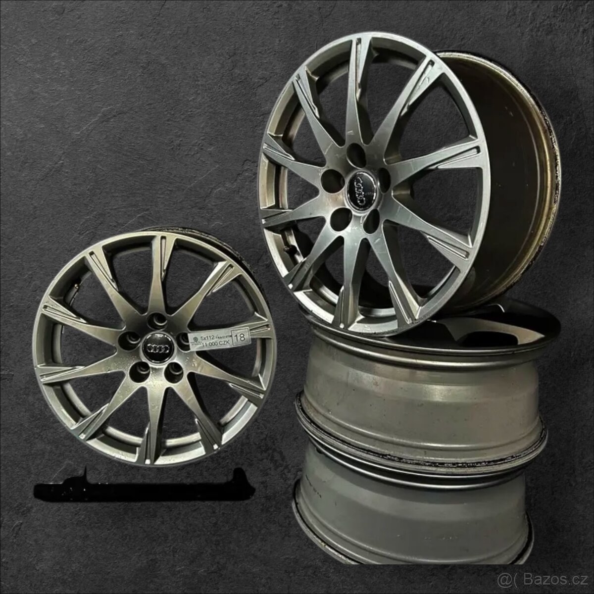 Zánovní originální alu kola Audi 5x112 r17