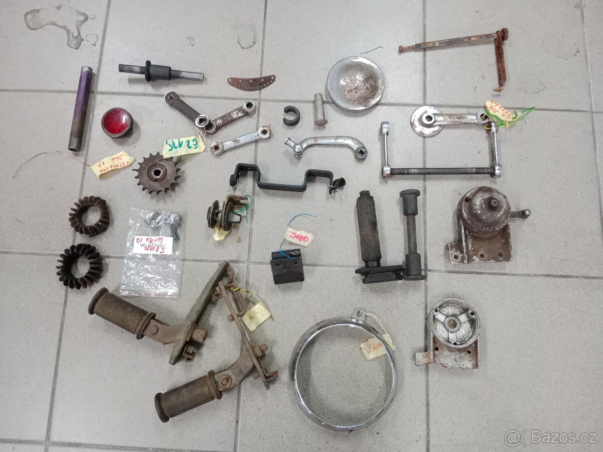 Originální díly ČZ předválečná 250, 175 - Patinové