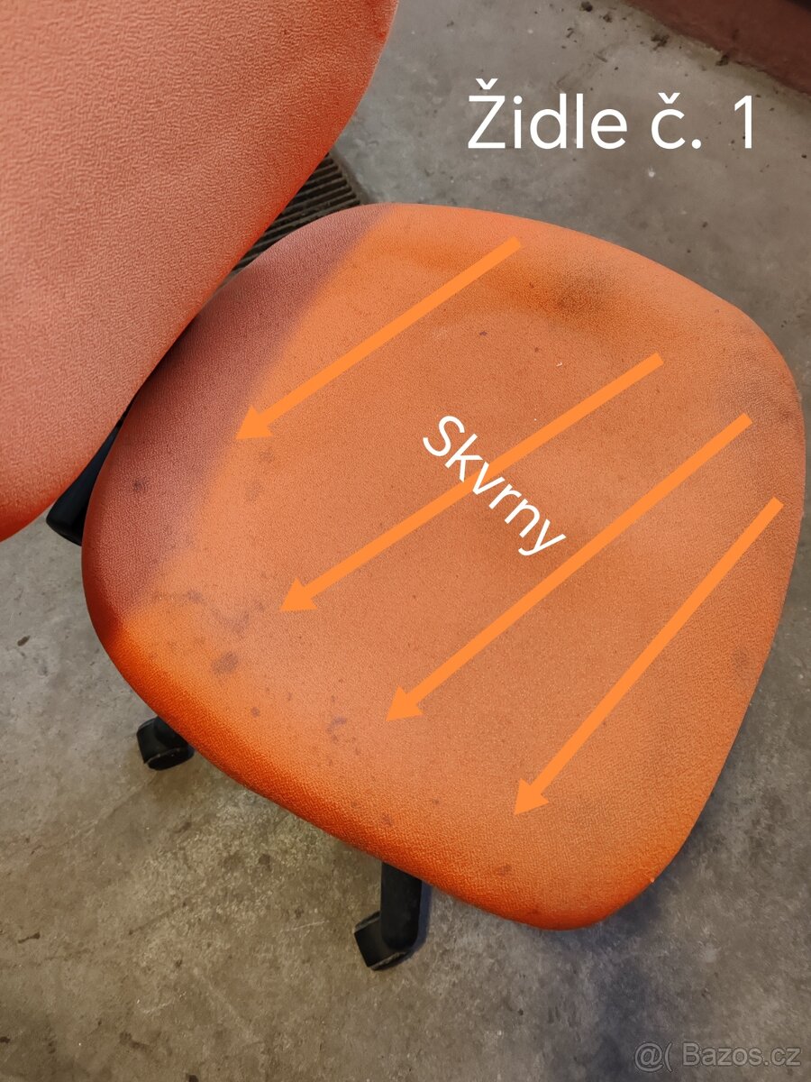 Otočná polohovatelná kancelářská židle