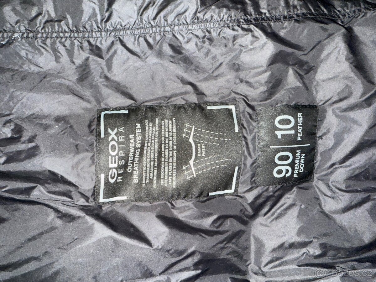 Zimní bunda Geox respira, dlouhá vel. 38