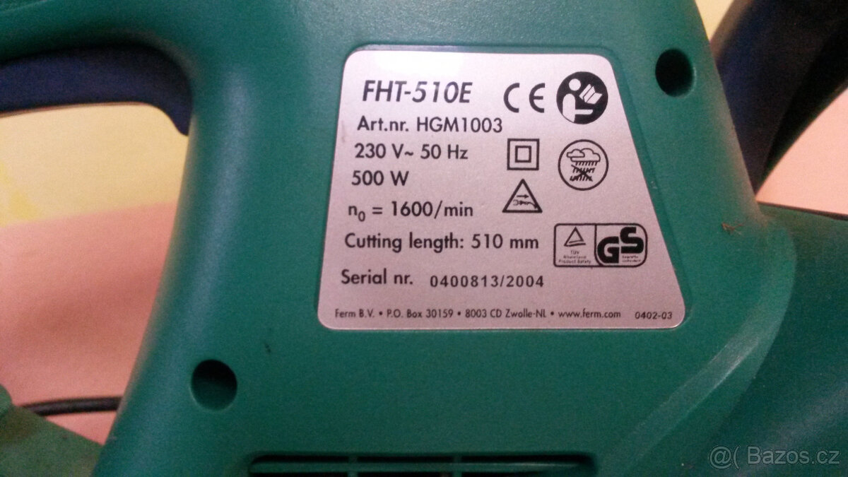 elektrické nůžky na plot