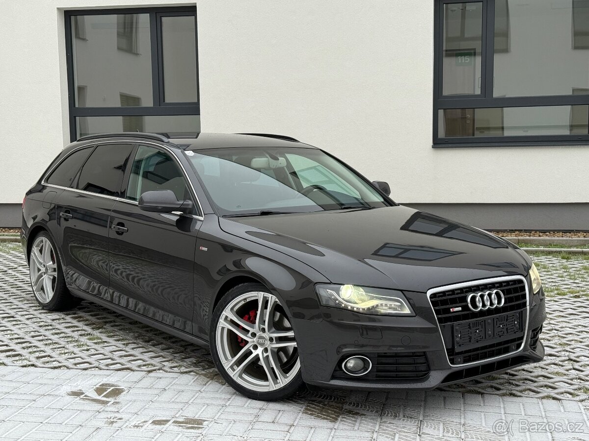 Audi A4 B8 Avant 2.0 TDi • S-line • Model 2010 • 2 x klíč •