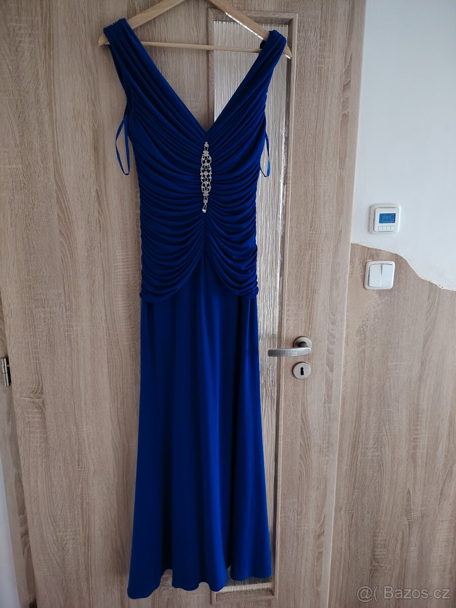 Plesové společenské xs s, 34 36 modré