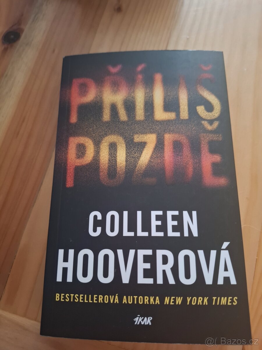 Colleen Hooverová: Příliš pozdě