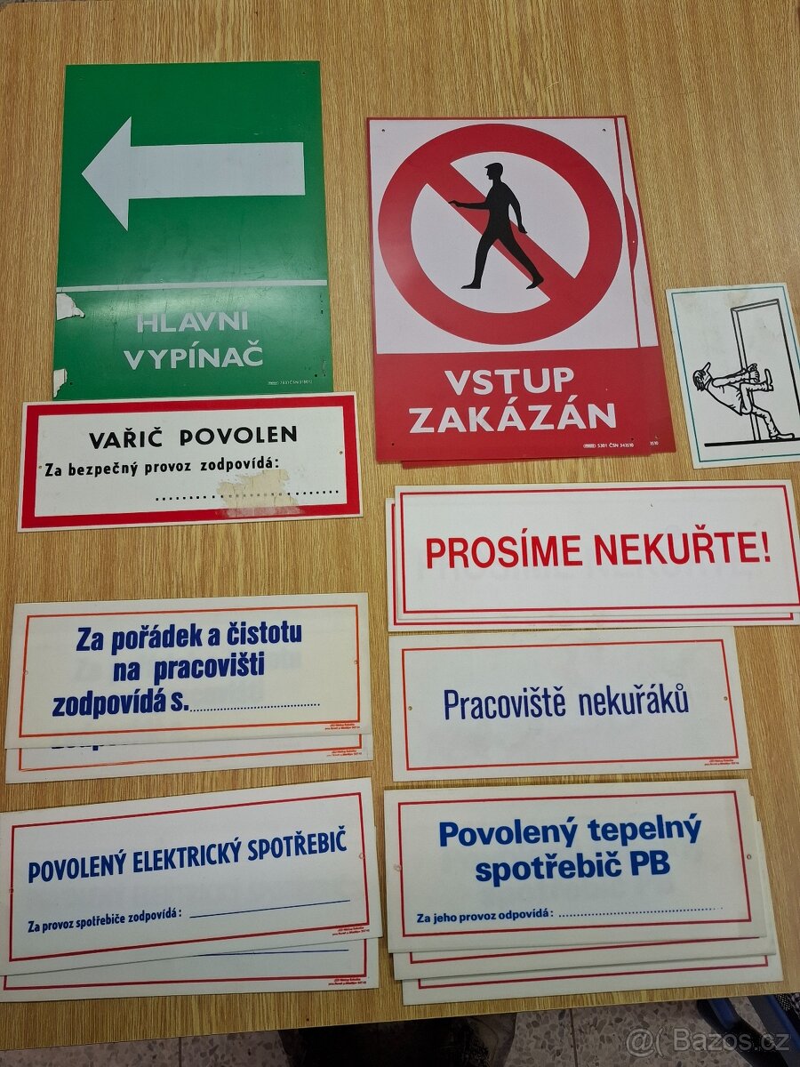 Cedule socialismus 18ks retro