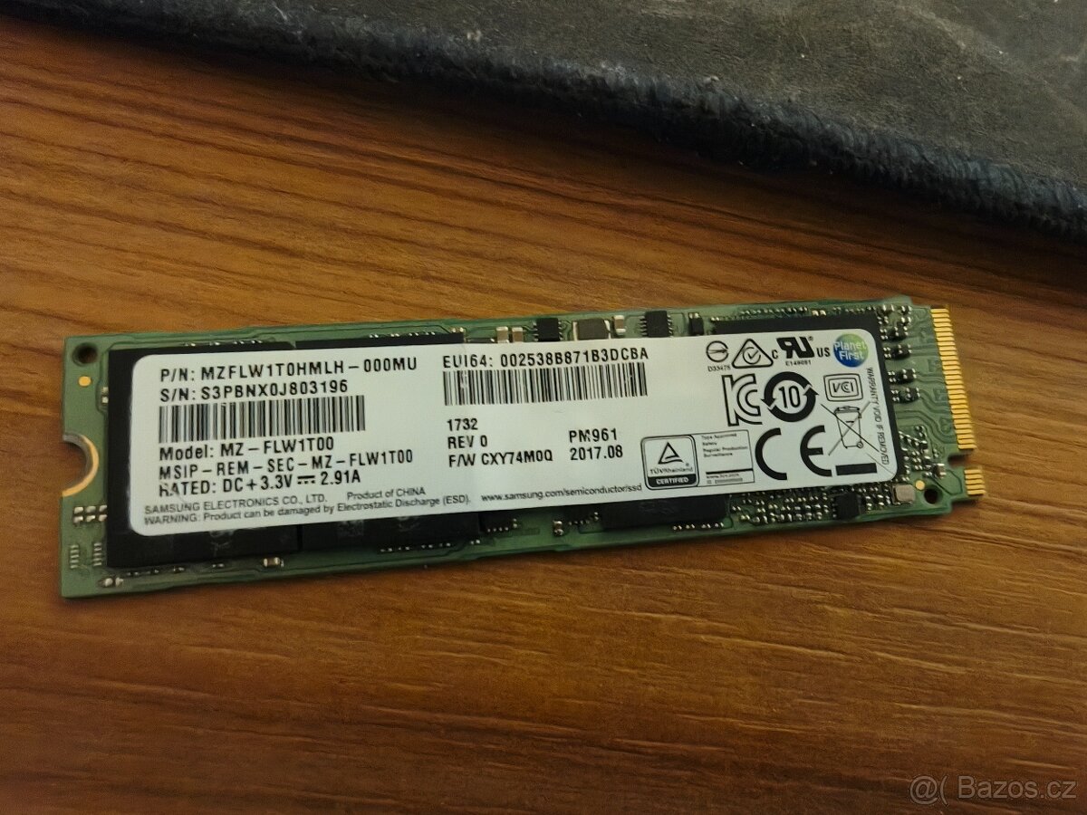 SSD NVMe Samsung 1 Tb