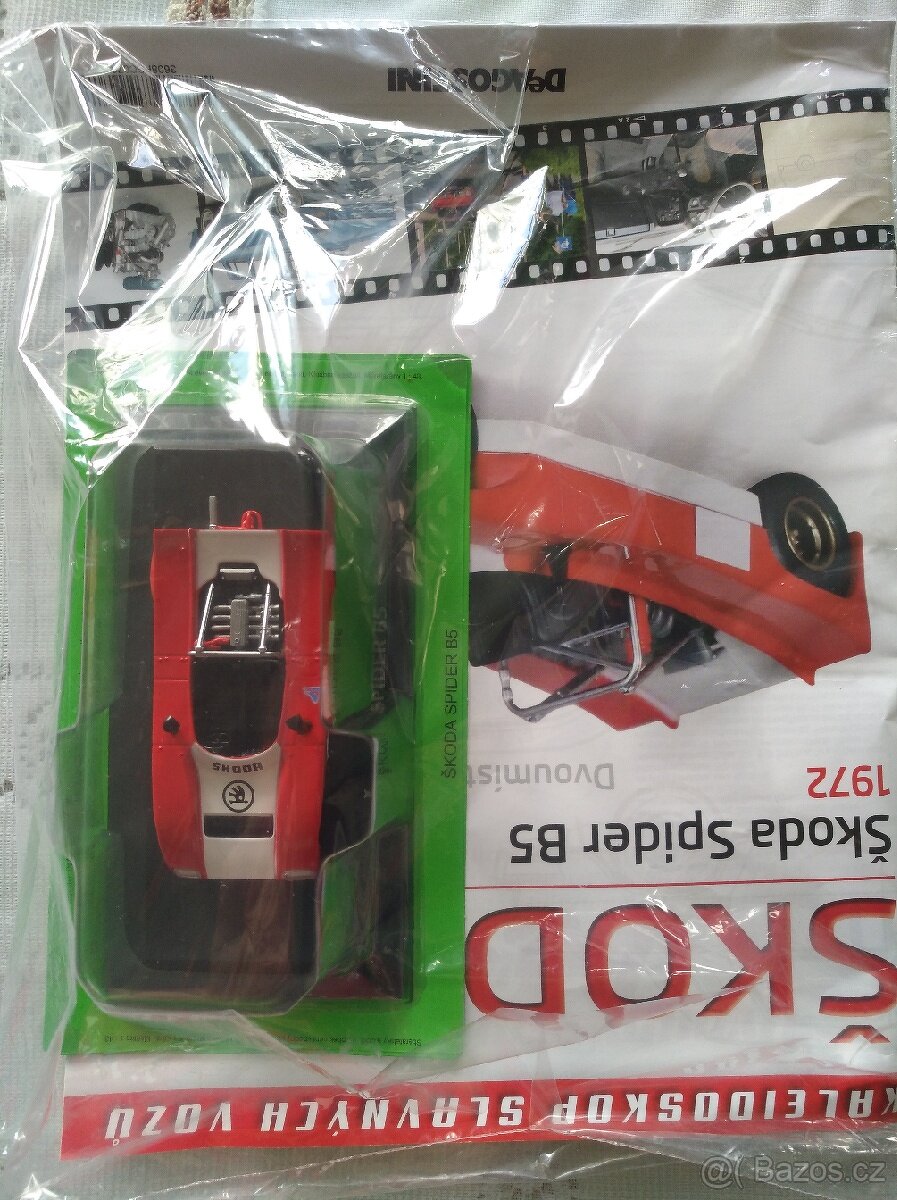ŠKODA SPIDER B5 - unikatni zavodni model 1:43.