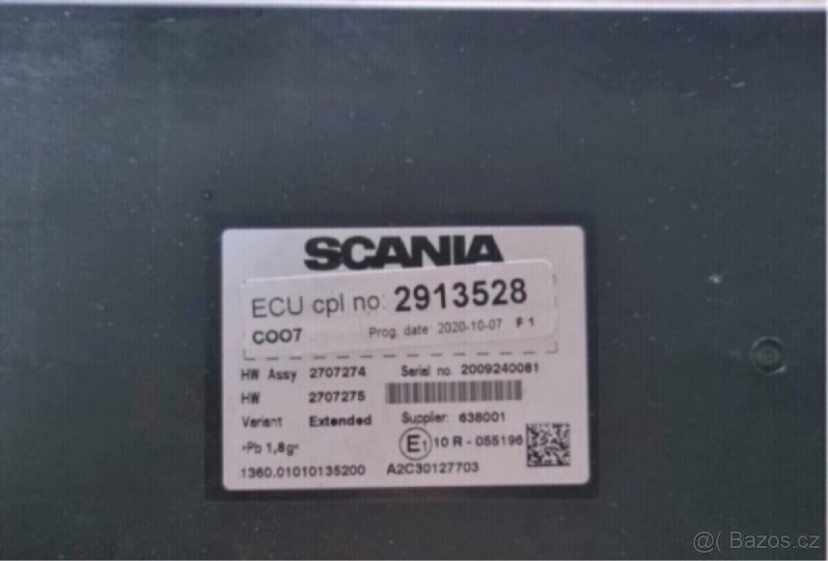 Řídící jednotka Scania motor na prodej