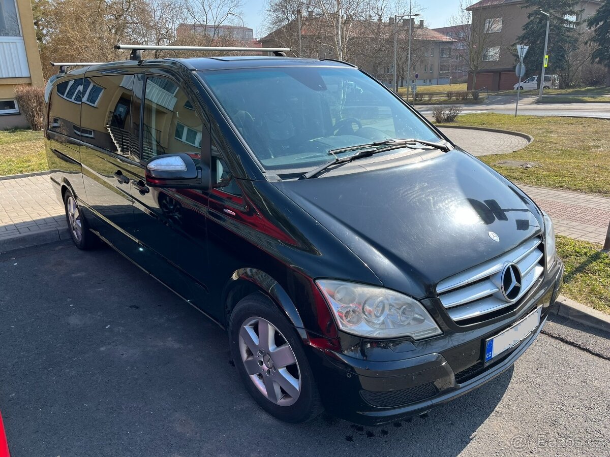 MERCEDES VIANO FACELIFT - EXTRALONG, 2x ŠOUPAČKY, 8x SEDAČKA
