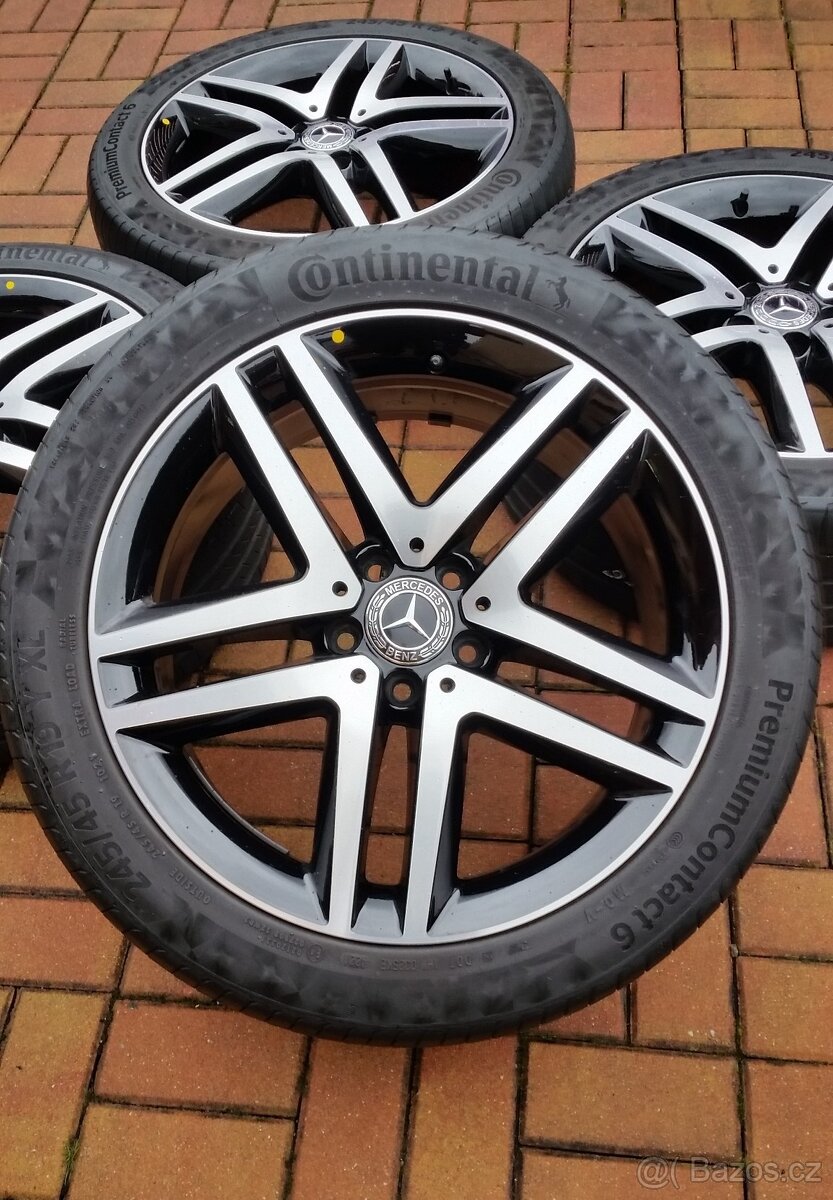 Letní sada MERCEDES V-Class W447 5x112 R19 pneu 245/45/19