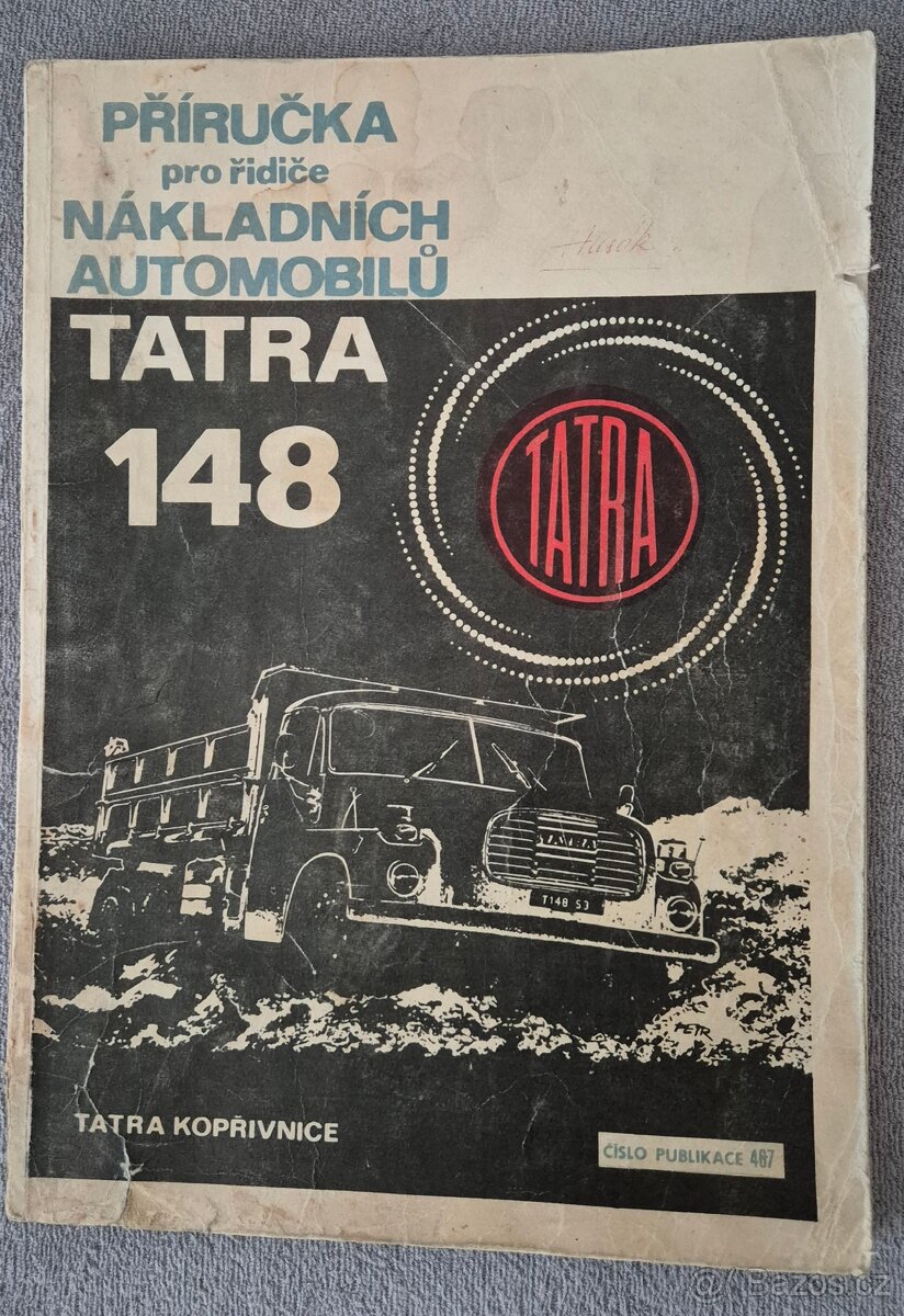 příručky pro řidiče a seznamy náhradních součástí TATRA 148