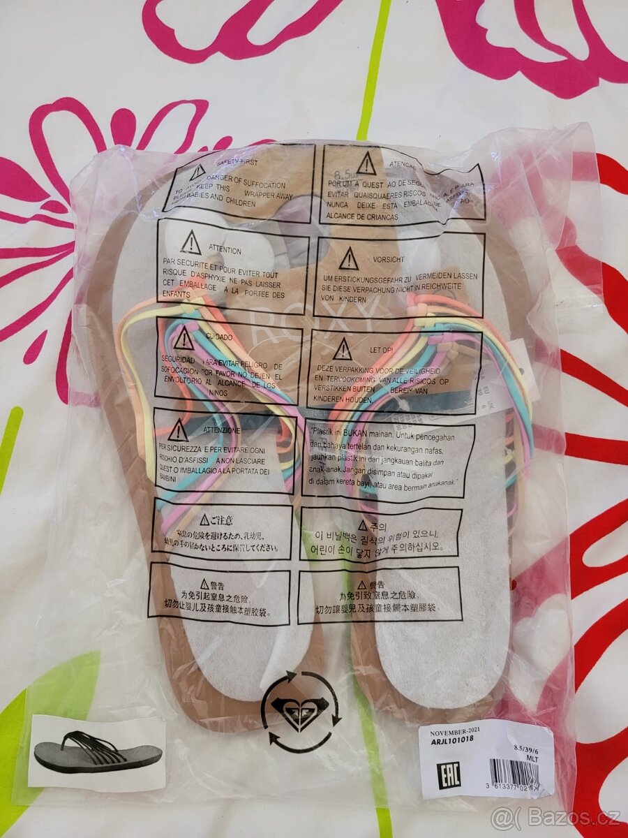 Nové dámské žabky Roxy vel.39
