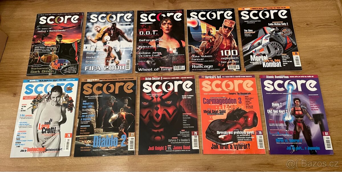 Časopisy score 1998-2000