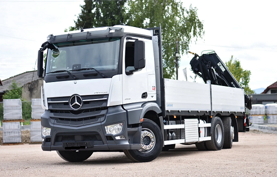 Mercedes-Benz Antos 2548 6x2 - valník s hydraulickou rukou
