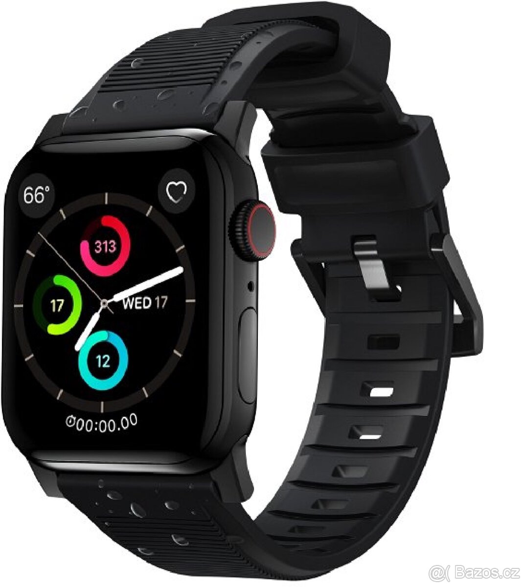 Apple Watch náramek Nomad Rugged Strap Black