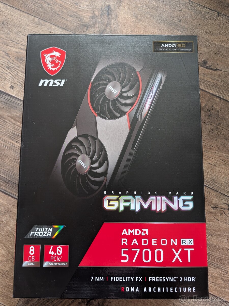 Rezervace - MSI Radeon RX 5700 XT 8GB