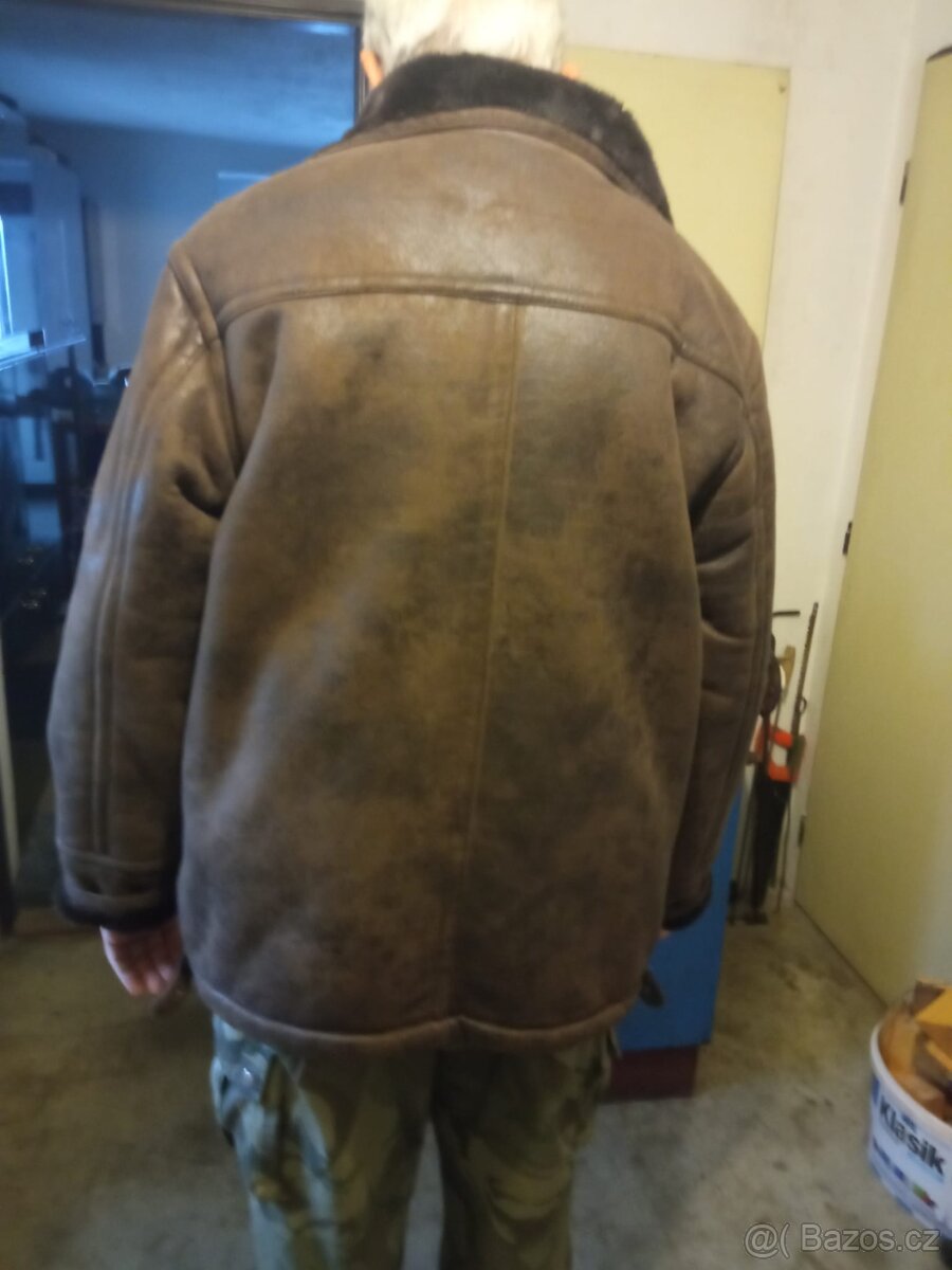 kožená zimní bunda